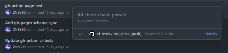 GitHub Actions Test Resultat